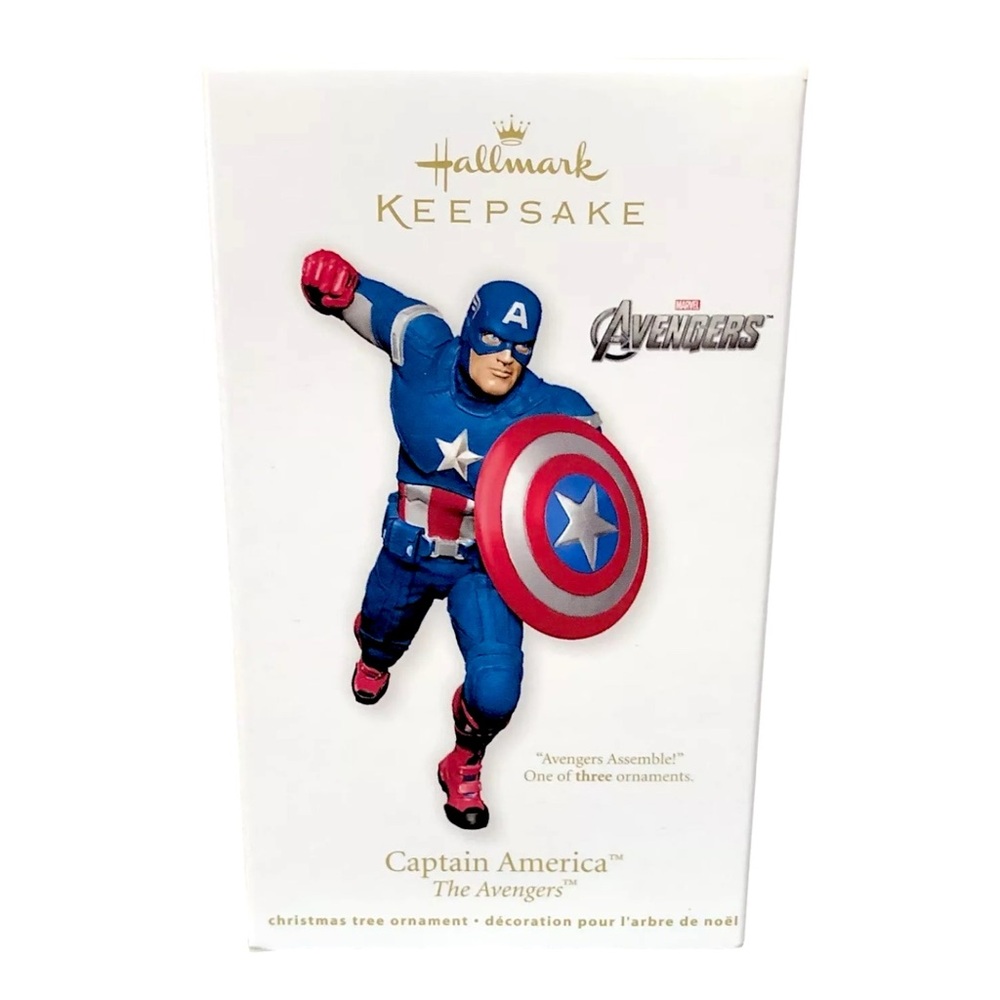 Hallmark 2012 CAPTAIN AMERICA The Avengers Marvel Keepsake Ornament